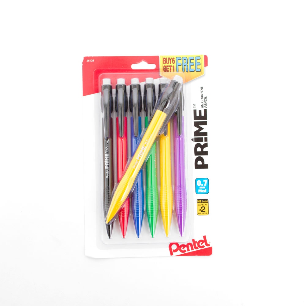 Pentel, Prime I, Pencil, 0.7mm, 6 Pack